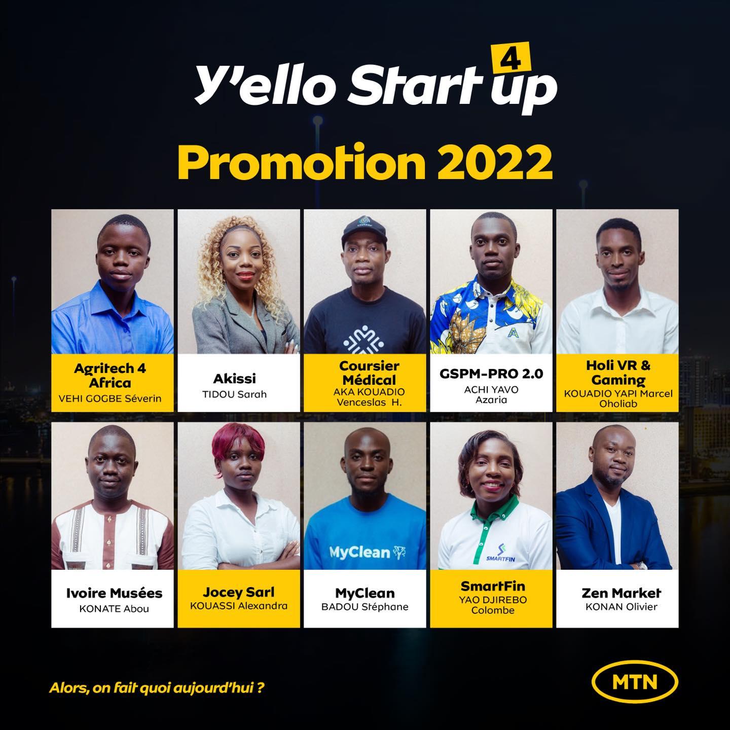 Découvrez les solutions des 10 finalistes retenus pour le programme Yello Startup 4e édition