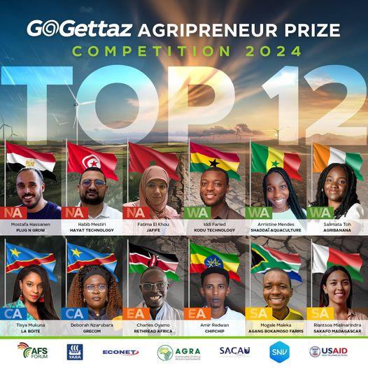 Découvrez les 12 finalistes du prix Agripreneur GoGettaz 2024