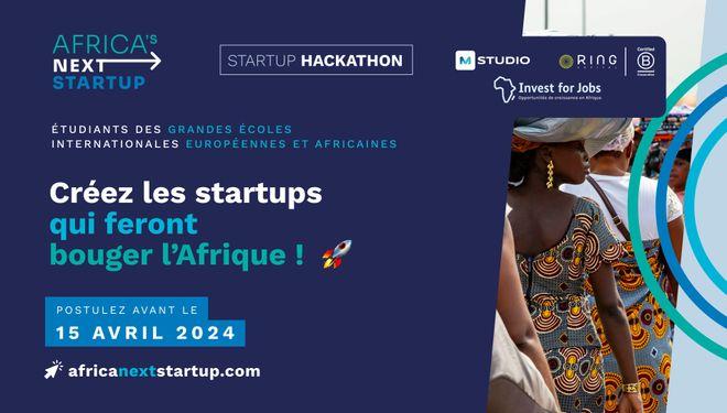 Hackathon Africa's Next Startup: Inscrivez-vous maintenant!