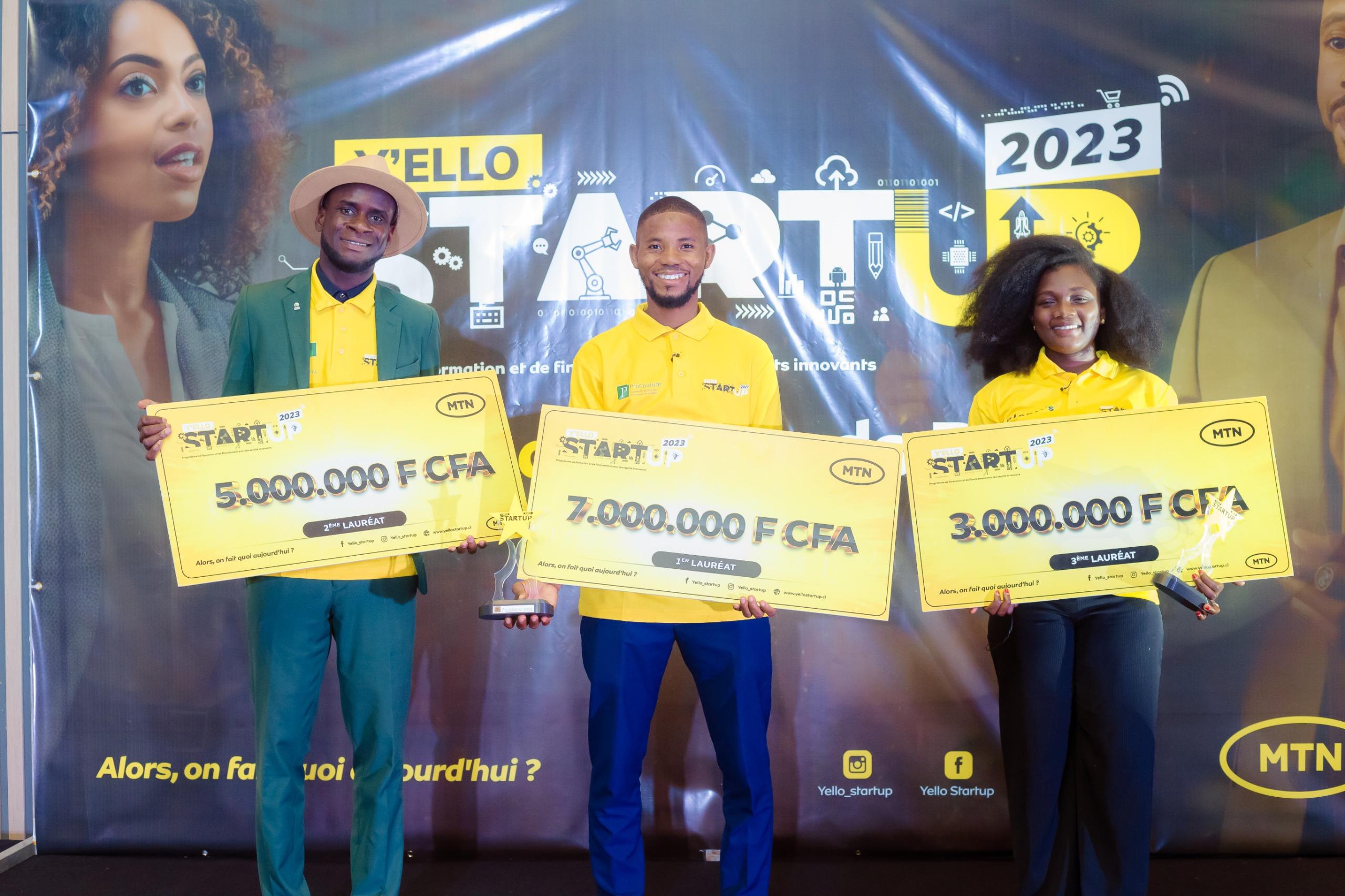 Y'ello Startup 5: ProCouture rafle la première place