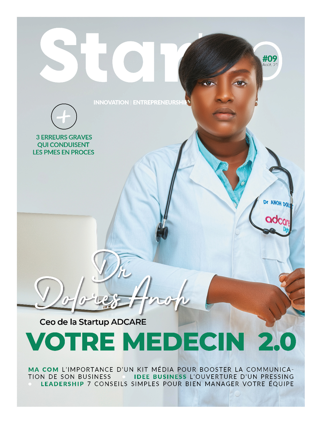 Startup media magazine Aout 2021